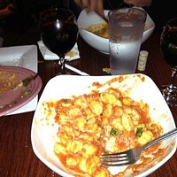 gnocchi, salad big enough for two, and tortellini w vodka sauce 37$. yum!!